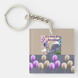 21ste verjaardag sleutelhanger