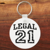 21ste verjaardag sleutelhanger (Voorkant)