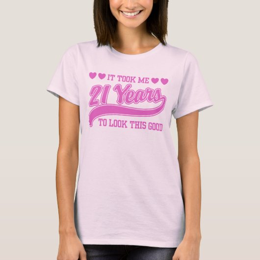 21ste verjaardag t-shirt (Voorkant)