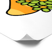 21ste verjaardag (tuinthema) poster (Hoek)