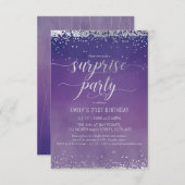 21ste verjaardag Uitnodiging van de Verzekeringspa (Voorkant / Achterkant)