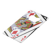 21ste verjaardag van de Ace & King of Diamonds Creditkaart Flessenopener (Achterkant Gekanteld)