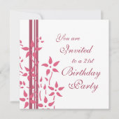 21ste verjaardag van de Floral Kaart (Voorkant)