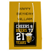 21ste verjaardag van de kaasmakerij en de biersect medium cadeauzakje (Achterkant)