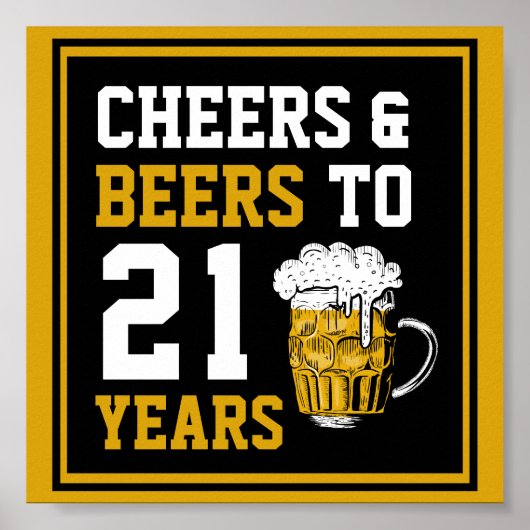 21ste verjaardag van de kaasmakerij en de biersect poster (Voorkant)