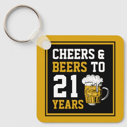 21ste verjaardag van de kaasmakerij en de biersect sleutelhanger (Voorkant)