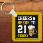 21ste verjaardag van de kaasmakerij en de biersect sleutelhanger (Voorkant)