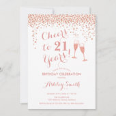 21ste verjaardag van de kaasmakerij tot 21 jaar Ro Kaart (Voorkant)