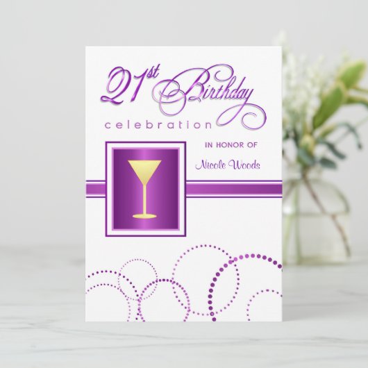 21ste verjaardag van de Uitnodigingen van de Parti (Staand voorkant)