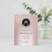21ste verjaardag van de wedstrijd Blush Glitter Ch Briefkaart (Staand voorkant)