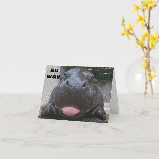 **21ste VERJAARDAG** VAN HIPPO COMEDIAN Kaart (Gele Bloem)