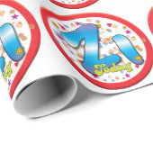 21ste verjaardag vandaag cadeaupapier (Rol Hoek)