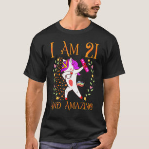 21ste verjaardag voor meisjes Haar 21-jarige T-shirt