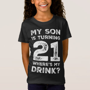 21ste verjaardag voor pap mam 21 jaar oud Son Gift T-shirt