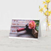 **21ste** VERJAARDAG WENSEN VOOR JOU!!!! VIEREN Kaart (Gele Bloem)