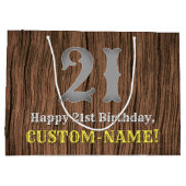 21ste verjaardag: Western geïnspireerde kijk in he Groot Cadeauzakje (Achterkant)