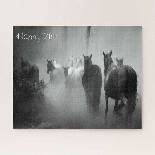21ste verjaardag wil. legpuzzel (Horizontaal)