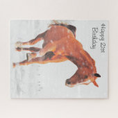 21ste verjaardag wil. legpuzzel (Horizontaal)