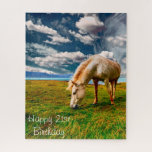 21ste verjaardag wil. legpuzzel<br><div class="desc">21st Birthday Wishes.Jigsaws Horses and Foals, Deze Jigsaws zijn gemaakt van stevige karton en gemonteerd op een spaanplaat, deze puzzels zijn gedrukt in levendige en volledige kleur. Voor uren van puzzelplezier, geef een aangepaste puzzel vandaag als cadeau! Grootte vanaf: 11 x 14 inch (252 stuks) Tot: superformaat 20 x 30...</div>