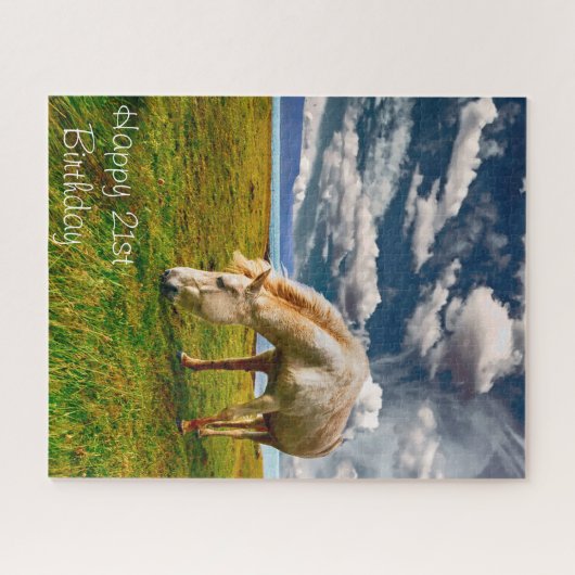 21ste verjaardag wil. legpuzzel (Horizontaal)