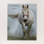 21ste verjaardag wil. legpuzzel<br><div class="desc">21st Birthday Wishes.Jigsaws Horses and Foals, Deze Jigsaws zijn gemaakt van stevige karton en gemonteerd op een spaanplaat, deze puzzels zijn gedrukt in levendige en volledige kleur. Voor uren van puzzelplezier, geef een aangepaste puzzel vandaag als cadeau! Grootte vanaf: 11 x 14 inch (252 stuks) Tot: superformaat 20 x 30...</div>