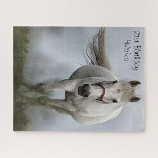 21ste verjaardag wil. legpuzzel (Horizontaal)