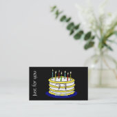 21ste verjaardagscadeaubon | Birthday Cake 21 Kortingskaartje (Staand voorkant)