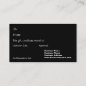 21ste verjaardagscadeaubon | Birthday Cake 21 Kortingskaartje (Achterkant)