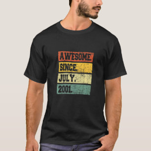 21ste verjaardagsdecor 21 jaar oud Geweldige sinds T-shirt