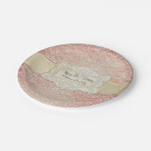 21ste verjaardagsfeestje  Frans Regency Lace Papieren Bordje (Gekanteld)