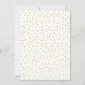 21ste verjaardagsfeestje - witgoud Paarse Kaart (Achterkant)