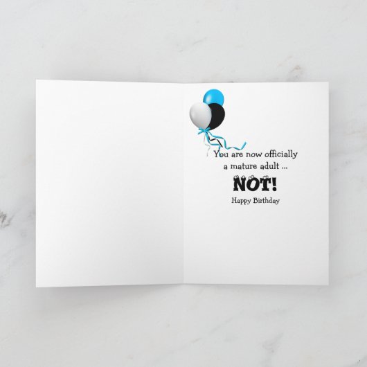 21ste verjaardagskaars met oogballen kaart (Binnen)