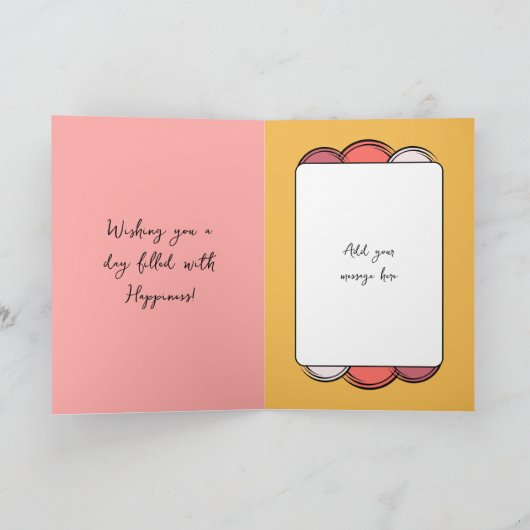 21ste voeg naamfoto toe om het even welke leeftijd kaart (Binnen)