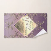 21ste weddenschap Jubileum Brass en Iolite Towel Bad Handdoek (Handdoek)