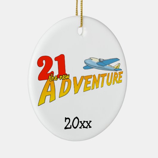21The New Adventure Plane Keepomwille Ornament (Rechts)
