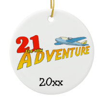 21The New Adventure Plane Keepomwille Ornament