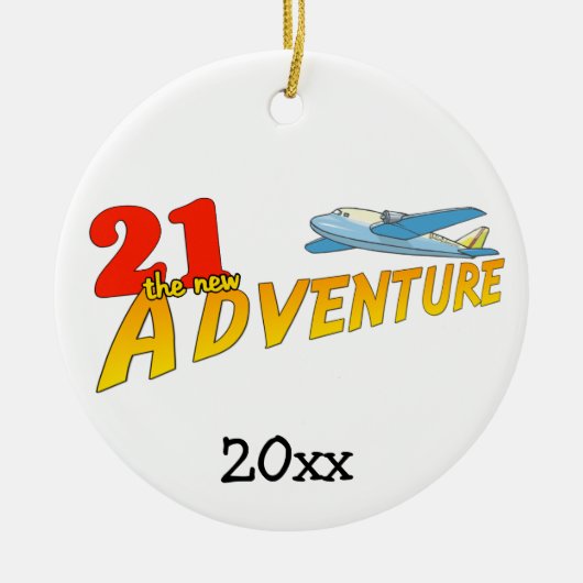 21The New Adventure Plane Keepomwille Ornament (Voorkant)