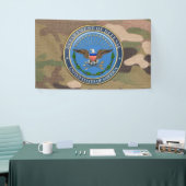 [220] Embleem van het Amerikaanse ministerie van D Spandoek (Beurs)