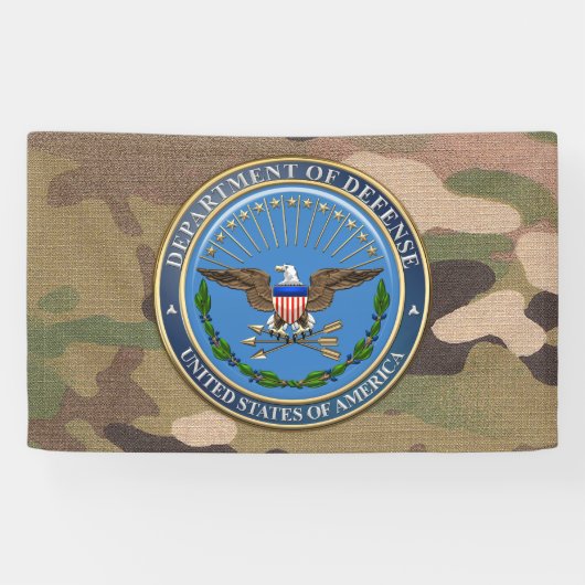 [220] Embleem van het Amerikaanse ministerie van D Spandoek (Horizontaal)