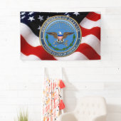 [220] Embleem van het Amerikaanse ministerie van D Spandoek (Insitu)