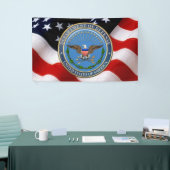 [220] Embleem van het Amerikaanse ministerie van D Spandoek (Beurs)