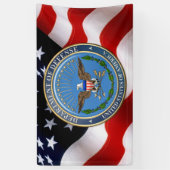 [220] Embleem van het Amerikaanse ministerie van D Spandoek (Verticaal)