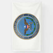 [220] Embleem van het Amerikaanse ministerie van D Spandoek (Verticaal)