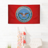 [220] Embleem van het Amerikaanse ministerie van D Spandoek (Insitu)