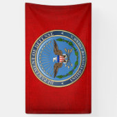 [220] Embleem van het Amerikaanse ministerie van D Spandoek (Verticaal)