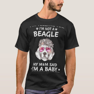 220 Ik zeg je dat ik geen beagle ben T-shirt