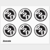 220 Kleding Logo Ronde Sticker (Vel)