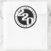 220 Kleding Logo Ronde Sticker (Tas)