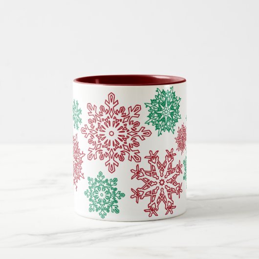 220 Mok met kerstsnowflake (Center)