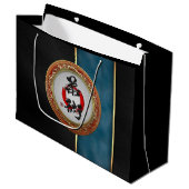 [220] NASA-embleem [3D] Groot Cadeauzakje (Voorkant Gekanteld)